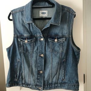 Old Navy denim vest